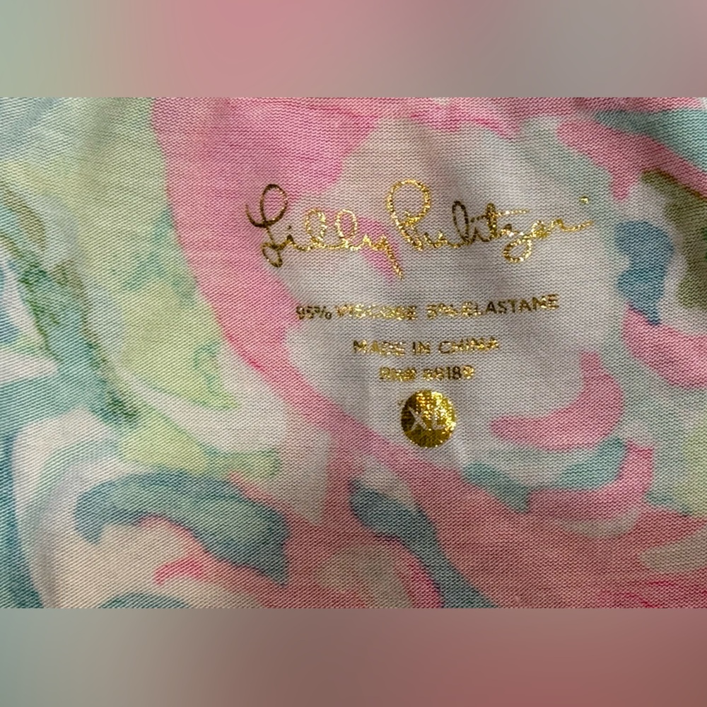 Women’s LILLY PULITZER Raz Berry Rose All Day Knit Pajama Set- Size L/XL - Picture 2 of 5